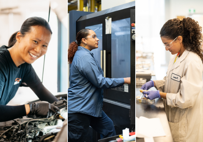 automotive mechanic, CNC machinist, STEM